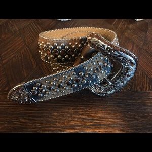 Brown hair & Swarovski Crystal BB SIMON belt!!!!